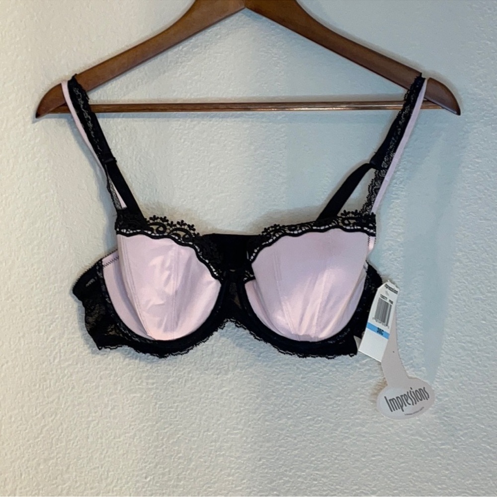 Impressions lace/silk bra